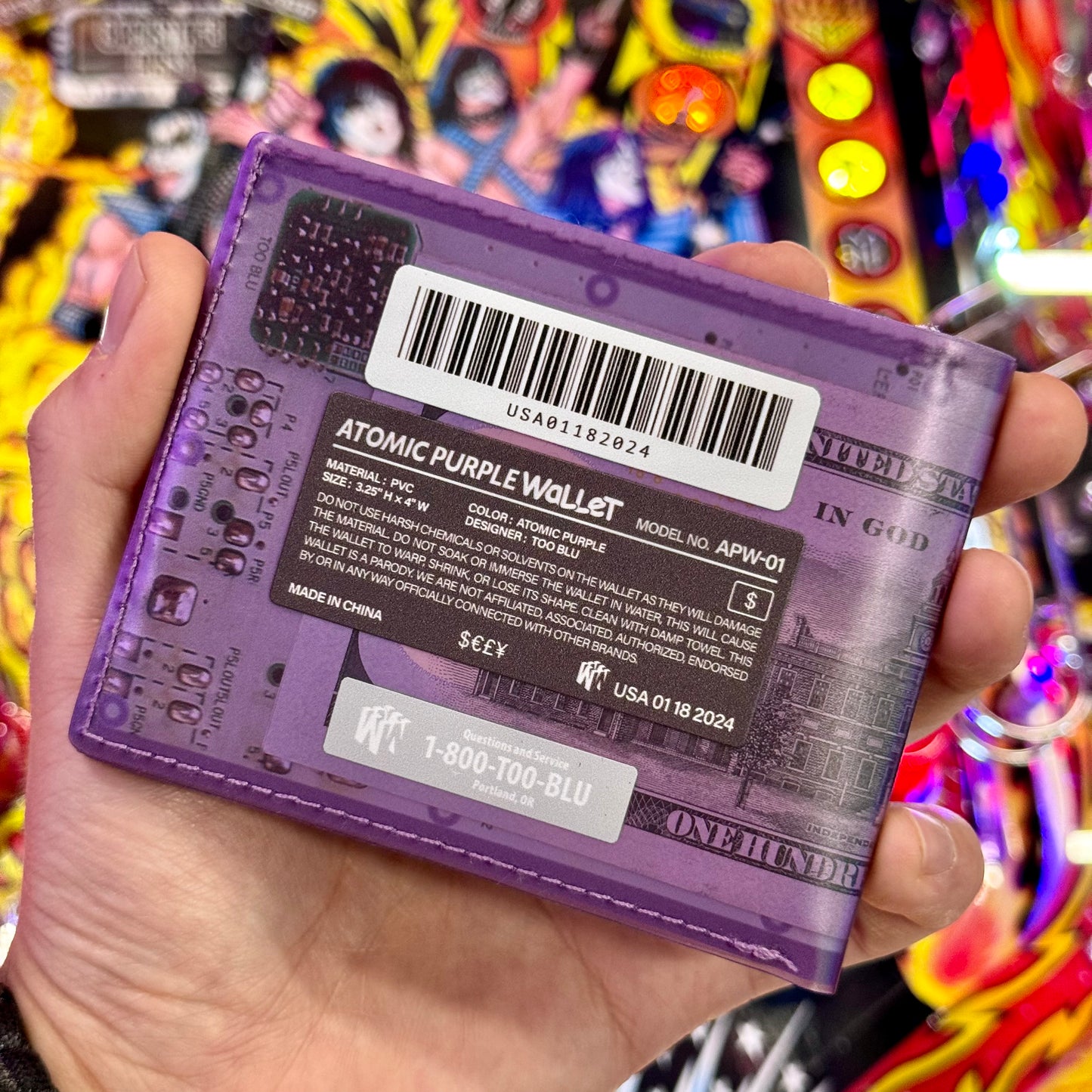 Atomic Purple Wallet